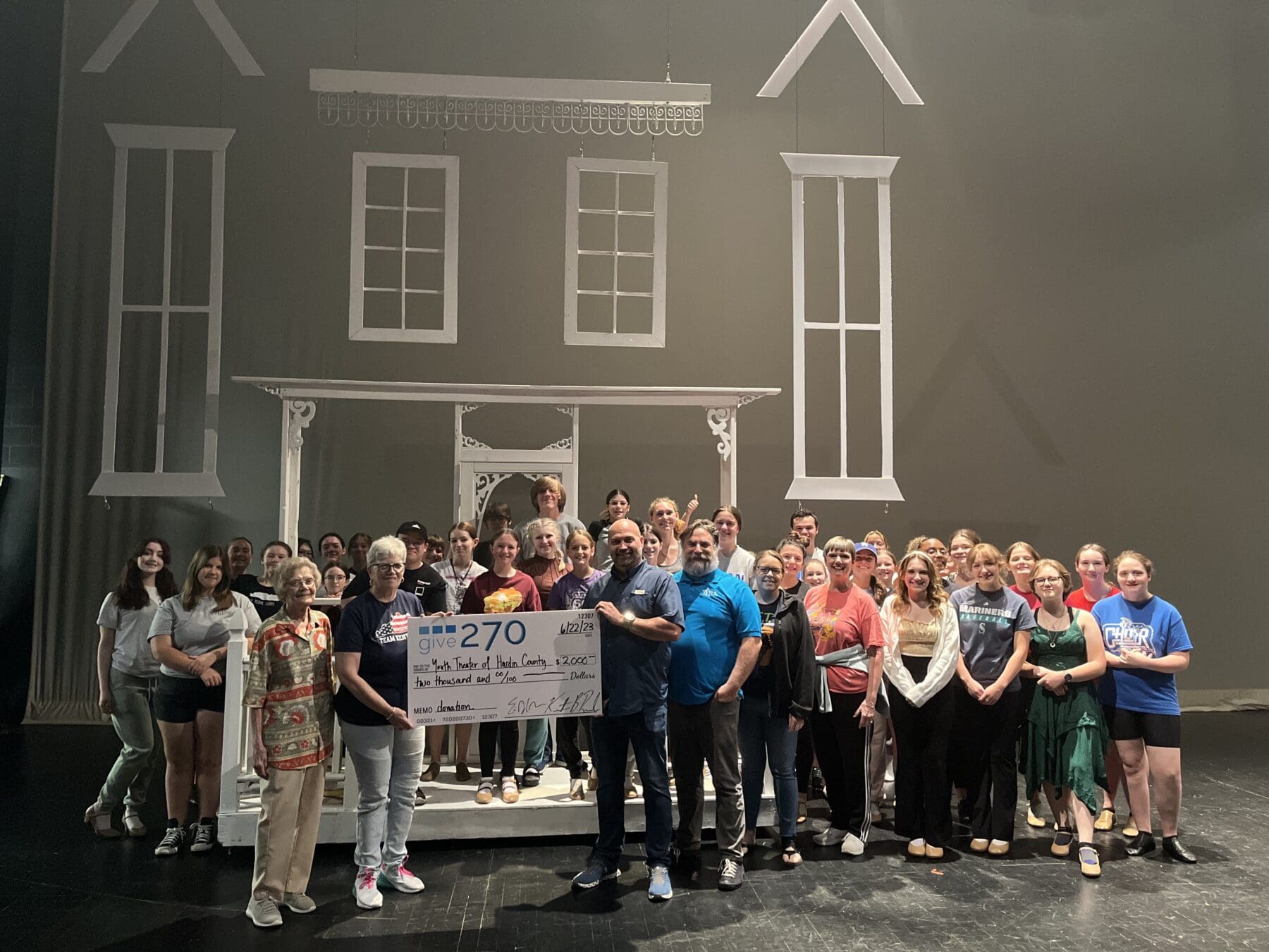 $2,000 donation supports youth theater production