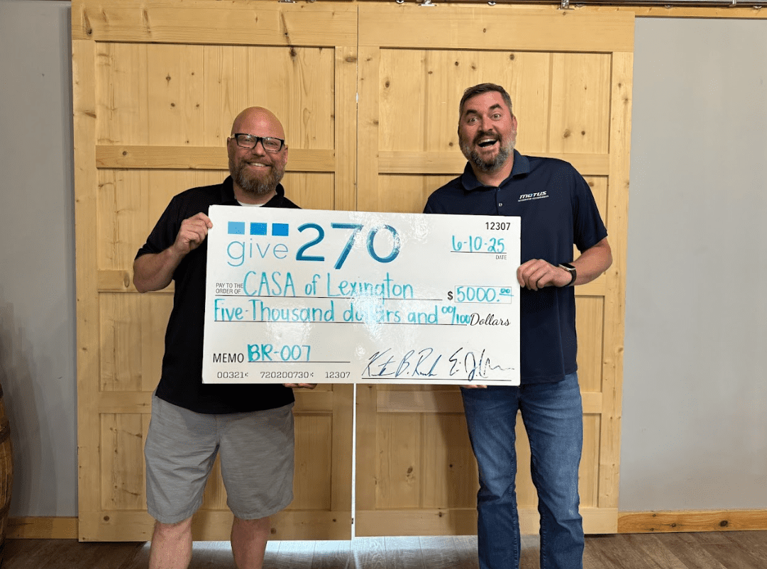 BR-007 Raffle Raises $5,000 for CASA of Lexington